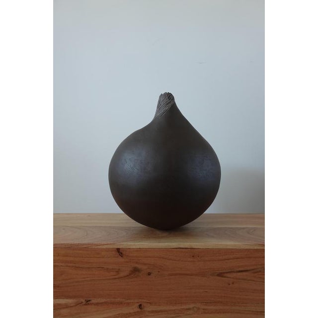 Black Vestiges II Sculptural Ceramic Vase by Audrey Vo Van For Sale - Image 8 of 15
