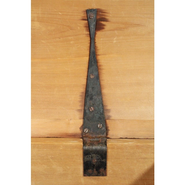 Antique Pine Trunk For Sale - Image 11 of 15