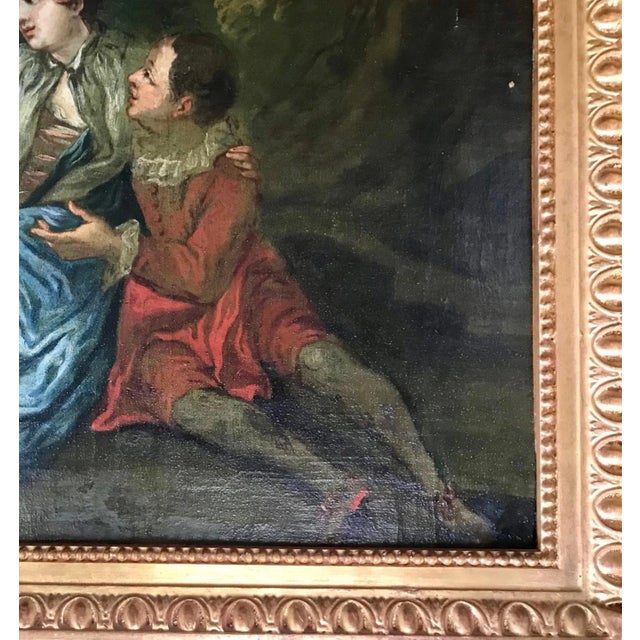 Rococo 18th Century Figurative French Rococo Oil Painting After Francois Boucher, Framed For Sale - Image 3 of 12