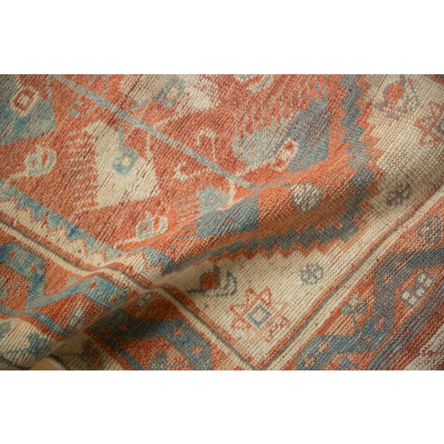 Transitional Distressed Oushak Rug Runner - 2'7" x 4'10" For Sale - Image 3 of 9