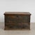 Folk Art 19th Century Blue Painted Carved Flat Top Trunk With Drawer From Hungary For Sale - Image 3 of 14
