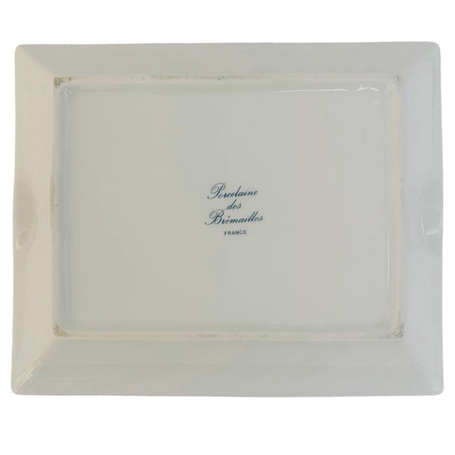 Late 20th Century Vintage Porcelaine Des Brémailles French Partridge Ashtray For Sale - Image 5 of 7