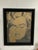 Framed painting by Russell Young depicting Marilyn Monroe in a striking emotional portrait. Features signature...