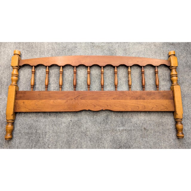 Brown Mid 20th Century Stickley Cherry Valley Full Poster Bed - Colonial Revival Style For Sale - Image 8 of 13