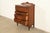 1930s Berkey & Gay Style Antique Art Deco Carved Walnut Highboy Dresser, Circa 1930s For Sale - Image 5 of 11