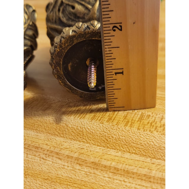 1990s French Style Ceramic Acorn Finials For Sale - Image 10 of 11