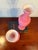 Mid 19th Century Matching Pair of Pink Bristol Glass Vases, 1860s For Sale - Image 5 of 6