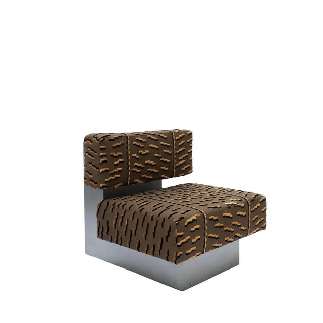 Object 087 armchair by ng design dimensions: w 70 x d 84 x h 70 cm materials: steel, dedar