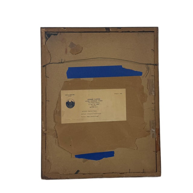 1930s Walter Pach Red Carnations, 1934 For Sale - Image 5 of 5