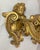 Large Antique Ornate Carved Italian Gilt Wood Cherub Wall Sconce Fixtures - a Pair For Sale - Image 4 of 18