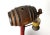 Wood Vintage 1933 World's Fair Walking Stick With Beer Barrel Handle and Cup For Sale - Image 7 of 7
