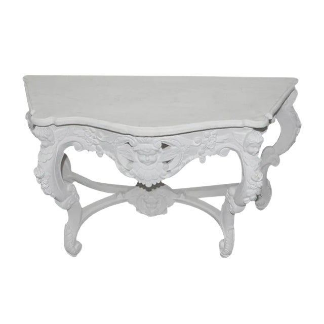 19th Century Console with Putti For Sale