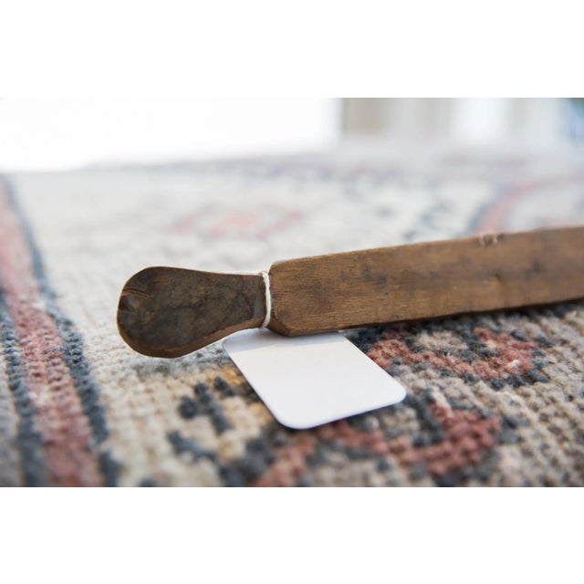 :: Vintage handmade African wooden spoon with tons of character and charm. Circa 1930s, believed to be from the Tuareg...
