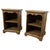 Brown Pine Bedside Tables with Open Shelves, 1960s, Set of 2 For Sale - Image 8 of 8