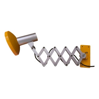 Mid-Century Modern Scissor Wall Lamp from Hustadt Leuchten, Germany, 1970s For Sale
