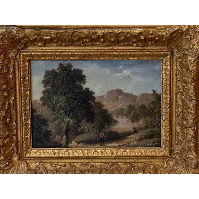 Late 18th Century Oil on Canvas Landscape Painting For Sale - Image 6 of 6