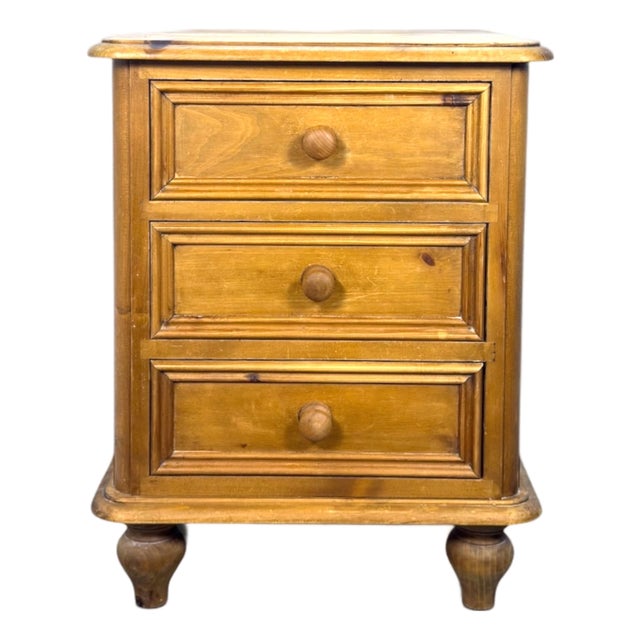 Vintage English Small Pine Chest of Drawers For Sale
