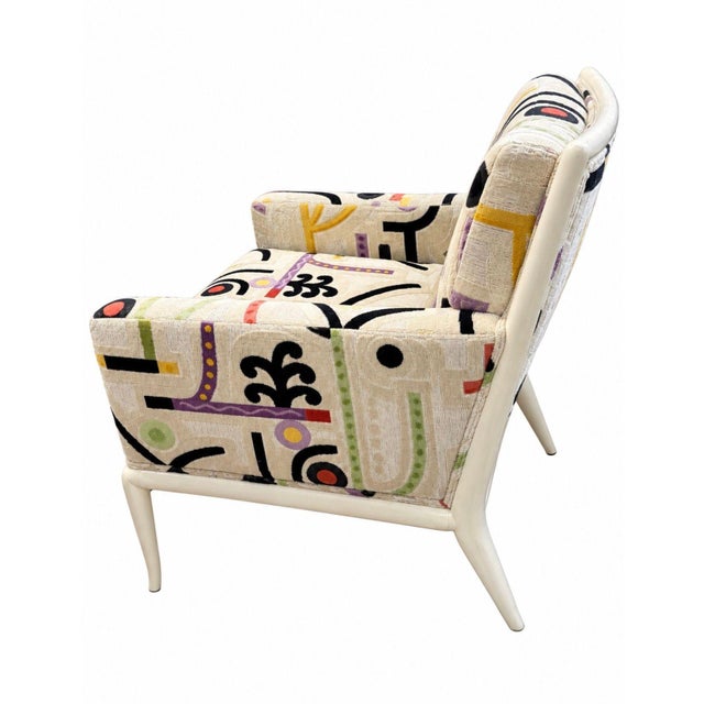 Pair t.h. Robsjohn-Gibbings for Widdicomb Lounge Chairs, 1950 For Sale - Image 9 of 10