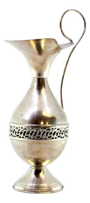 Small Vase in Plain Silver