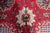1920s, Antique Tabriz Wool Rug, Allover Shah Abbasi Floral, Crimson Field, 9 X 13 For Sale - Image 4 of 16