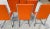 Metal Vintage Mid Century Dining Chairs in the Manner of Milo Baughman/Set of Six. For Sale - Image 7 of 11