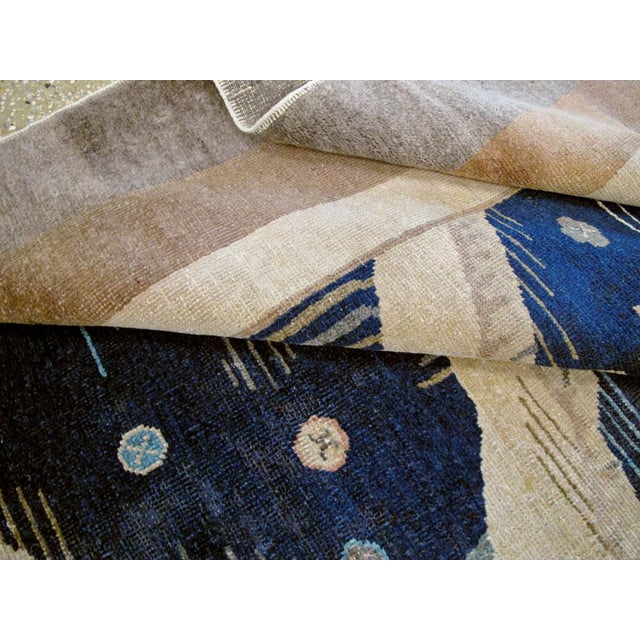 Galerie Shabab Collection Early 20th Century Chinese Peking Carpet For Sale - Image 9 of 9