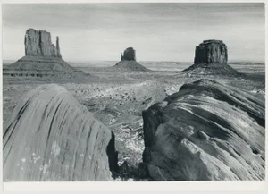 Monument Valley, Utah/Arizona, USA, 1960s, Black & White Photograph
