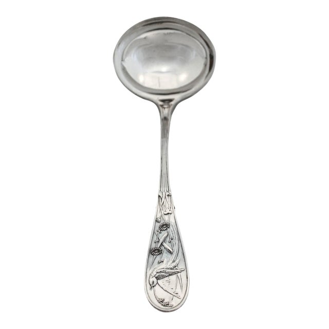 1940s Sterling Silver Ladle Tiffany “Audubon” For Sale