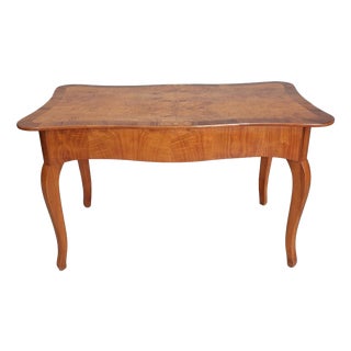 Biedermeier Table in Cherry Wood, 1820s For Sale