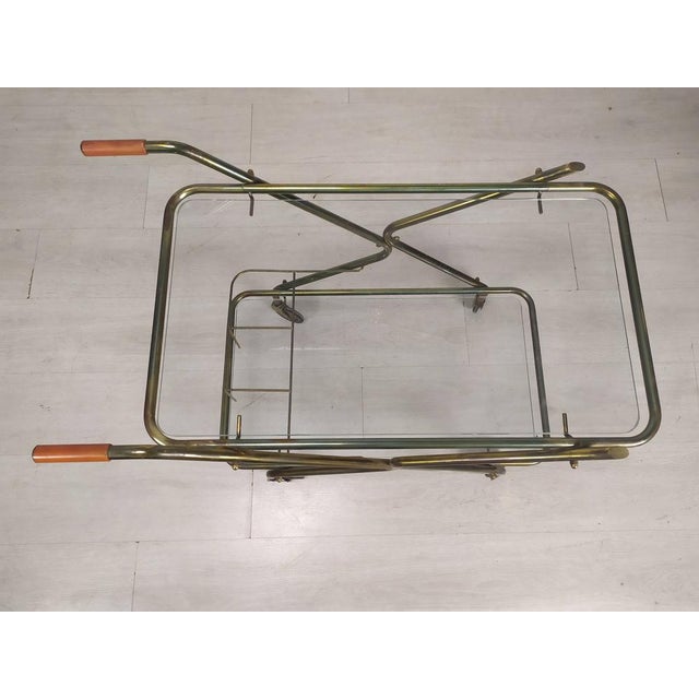 Vintage Brass Bar Service, 1950s For Sale - Image 10 of 15
