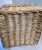 Vintage Square Handled Basket For Sale In Dallas - Image 6 of 7