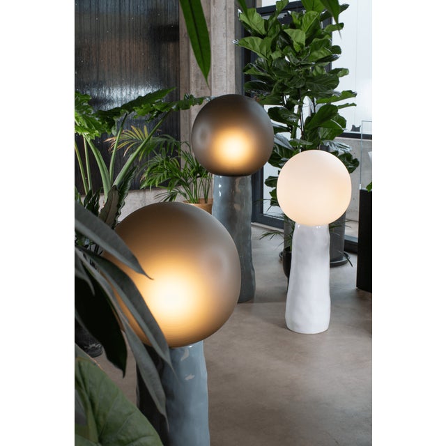 Gray Small Kokeshi Lamp from Pulpo For Sale - Image 8 of 10