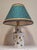Vintage Italian Table Lamp with White Ceramic Base from Lamplove, 1970s For Sale - Image 4 of 8
