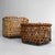 Shōwa Japanese Bamboo Baskets, 1950, Set of 2 For Sale - Image 9 of 9