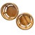 Vintage Post Modern Bent Bamboo & Rattan Side Tables or Stools – A Pair For Sale - Image 9 of 12