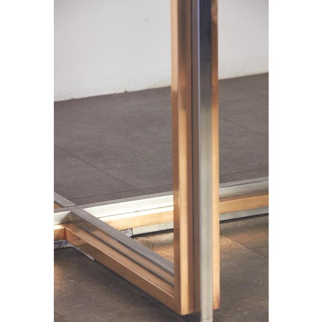 Octagonal Brass Table by Renato Zevi, 1970s For Sale - Image 10 of 18