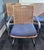 1970s Set of 4 Attributed Chromcraft Cantilever Chairs With Wicker Backrest For Sale - Image 5 of 12