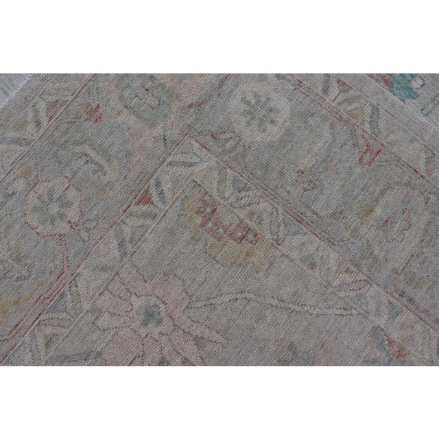 Large Modern Oushak Rug by Keivan Woven Arts 10'1 X 13'10 For Sale - Image 12 of 13