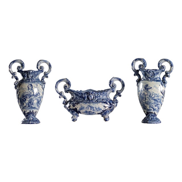 Vases from Manifattura Giuseppe Mazzotti Albissola, Set of 3 For Sale