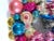 2020s Pair of Handmade Christmas Wreaths With Vintage Glass Ornaments & Reindeer For Sale - Image 5 of 12