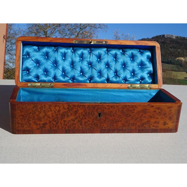 1920s Cedar Wood Pen Case, 1800s For Sale - Image 5 of 18