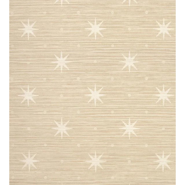 Hinson for The House of Scalamandré Big Trixie Wallcovering, Cream For Sale