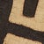 Brown Royal Ntshak Raffia Fabric with Labyrinth Kuba Art For Sale - Image 8 of 12