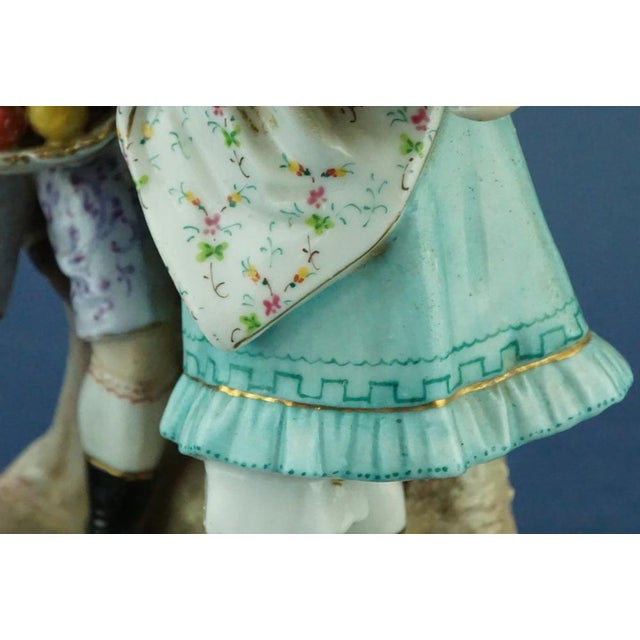 19th Century Art Nouveau Figurine in Porcelain from Ernst Bohne & Söhne Factory, Germany, 1800s For Sale - Image 15 of 18