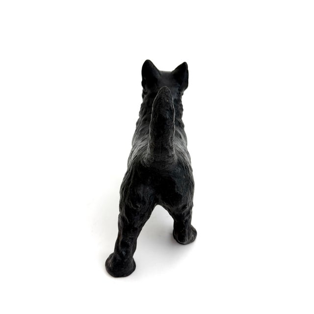 Antique Cast Iron Scottish Terrier Doorstop For Sale In Los Angeles - Image 6 of 7