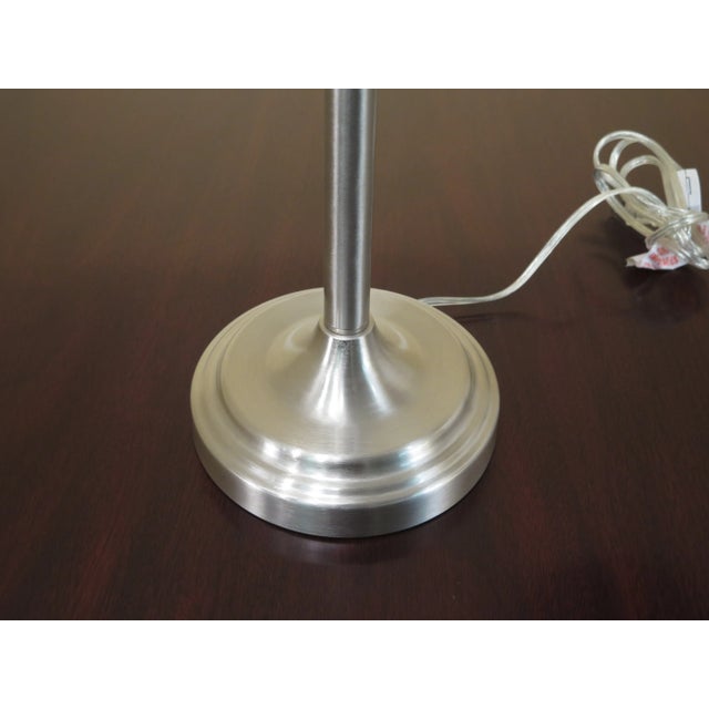 Metal Chrome Adjustable Arm Industrial Style Desk Table Lamp For Sale - Image 7 of 10