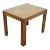 Altavista Lane Burled Walnut Rustic Americana 22" Accent End Table 1657-05 For Sale