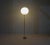 Mid-Century Brass Floor Lamp with Round Cotton Shade from Asea, Sweden, 1960s For Sale - Image 13 of 16