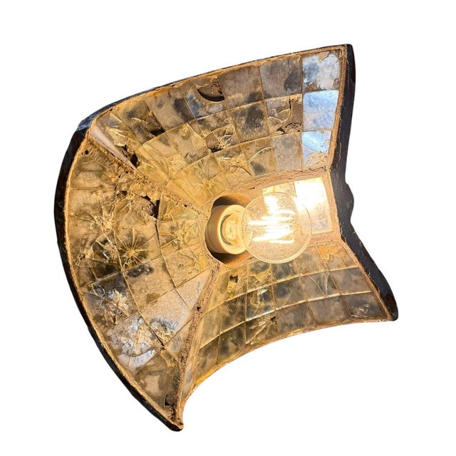Industrial Vintage Industrial Mirrored Pendant Light by Esla, 1920s For Sale - Image 3 of 17