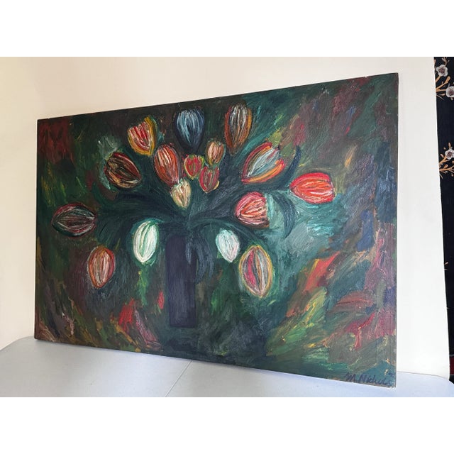 Garden of Quiet Light Contemporary Original Oil Painting by Monique Nichols For Sale In New York - Image 6 of 12